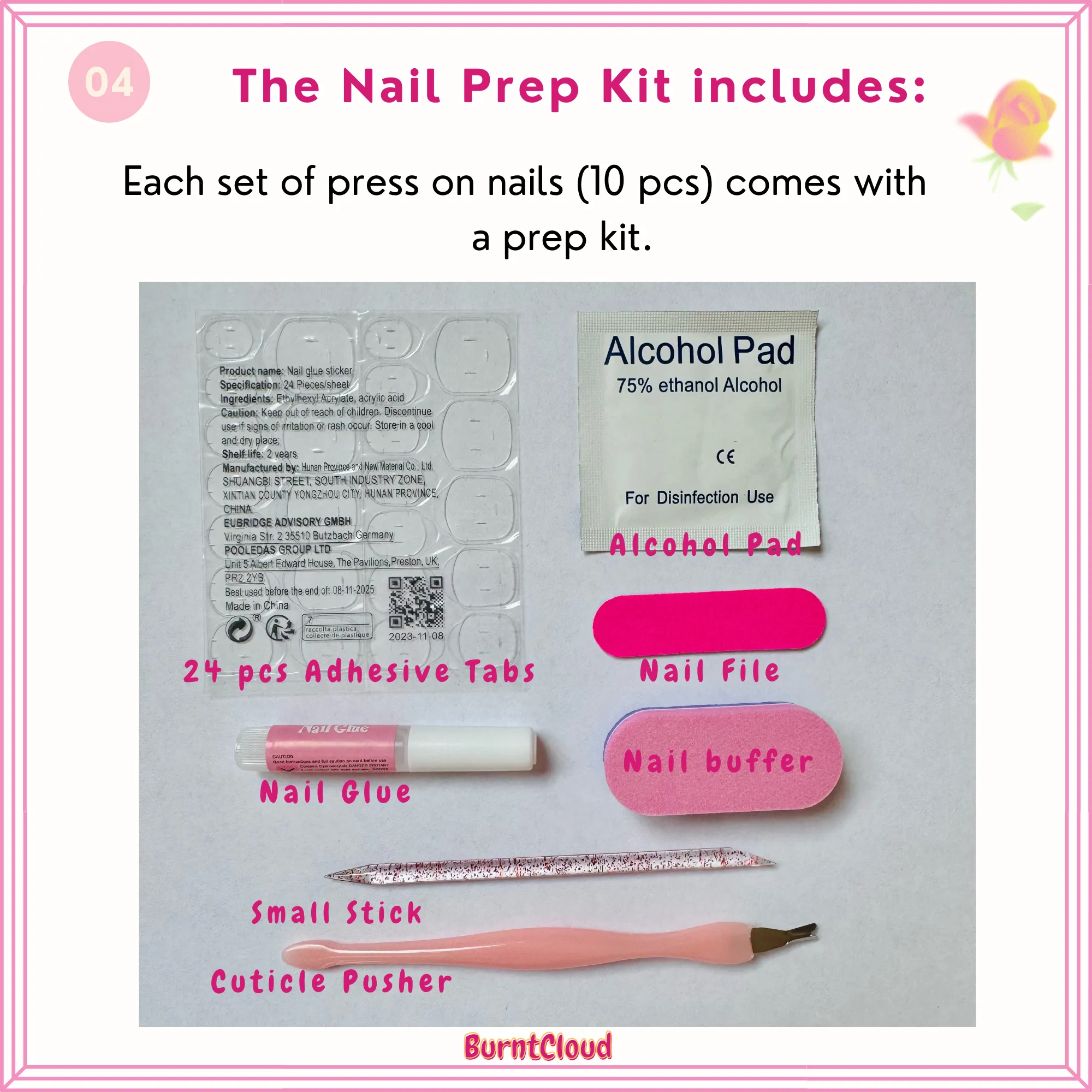 03 "They Are Real" Hot Ins 2D Comic Book Rainbow Custom Press on Nails