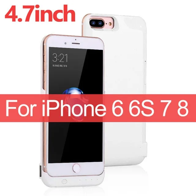 10000mAh Portable External Battery For iPhone 6 6S 7 8 Phone Battery Case For iPhone 6 Plus 6s Plus 7 Plus 8 Plus  Charging Case