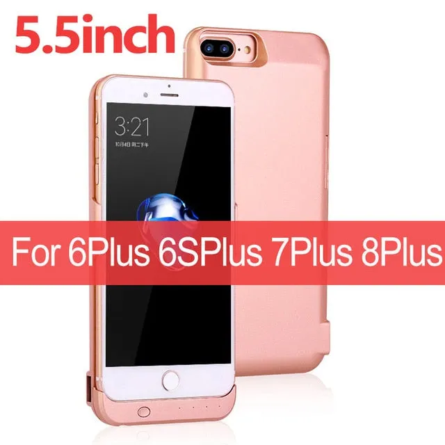 10000mAh Portable External Battery For iPhone 6 6S 7 8 Phone Battery Case For iPhone 6 Plus 6s Plus 7 Plus 8 Plus  Charging Case