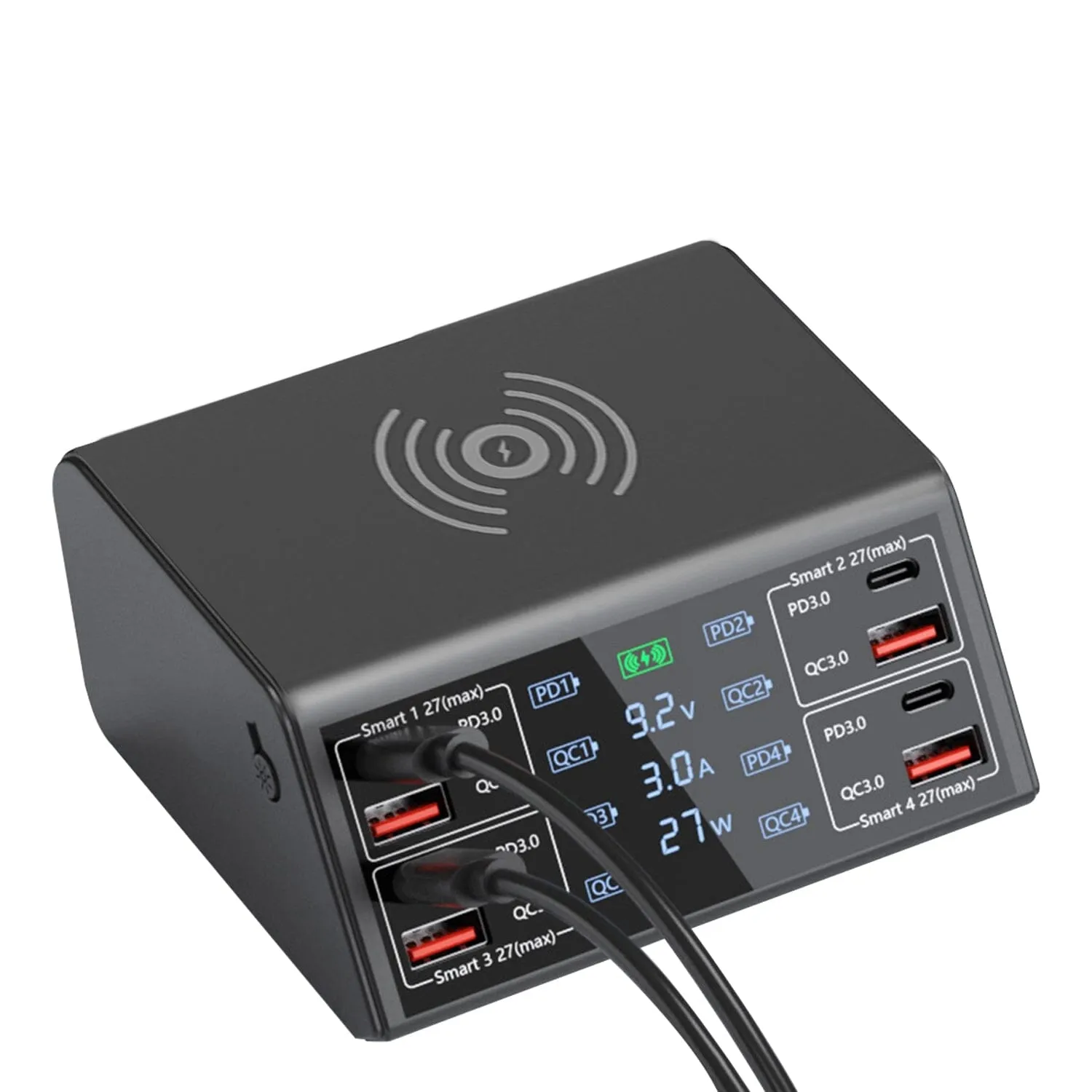 100W USB Charging Station 8-Port Charging Hub
