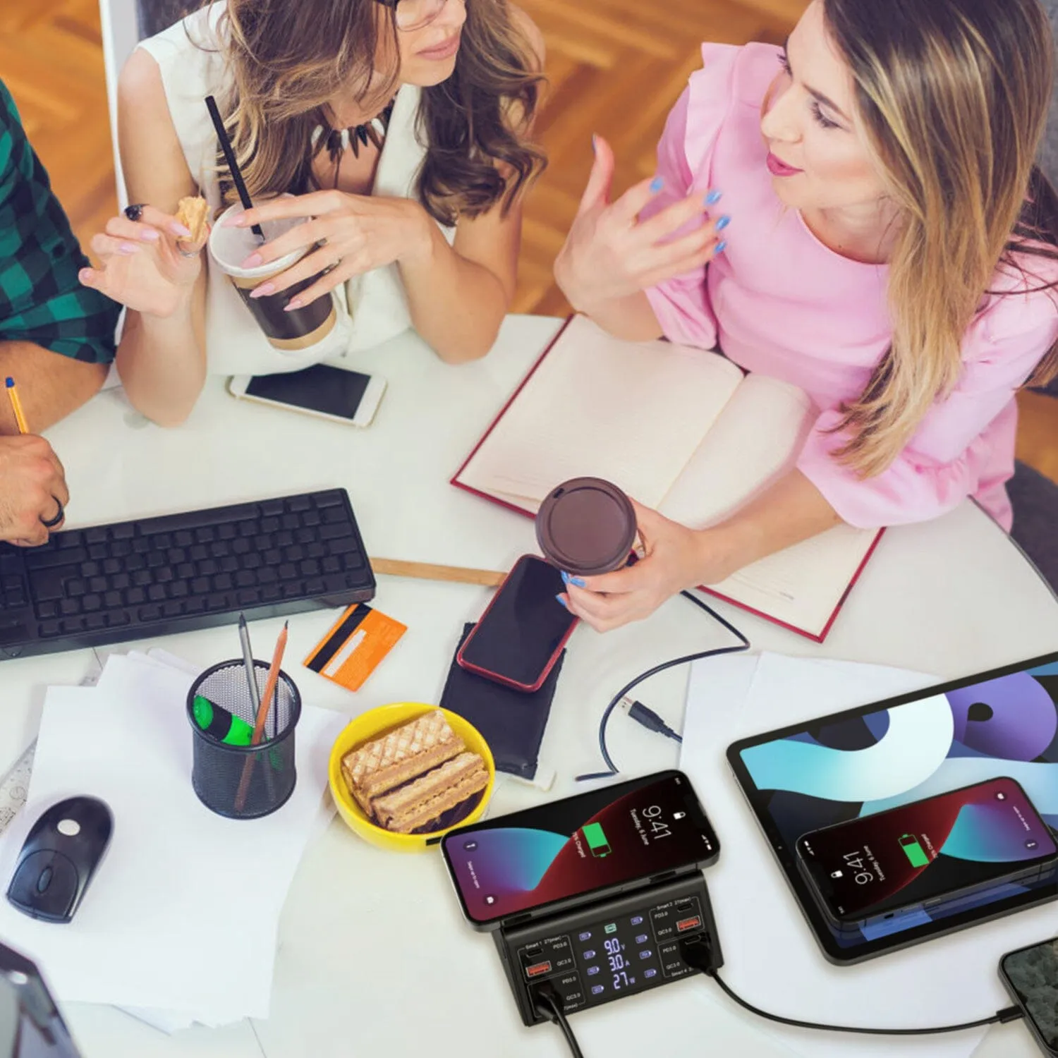 100W USB Charging Station 8-Port Charging Hub