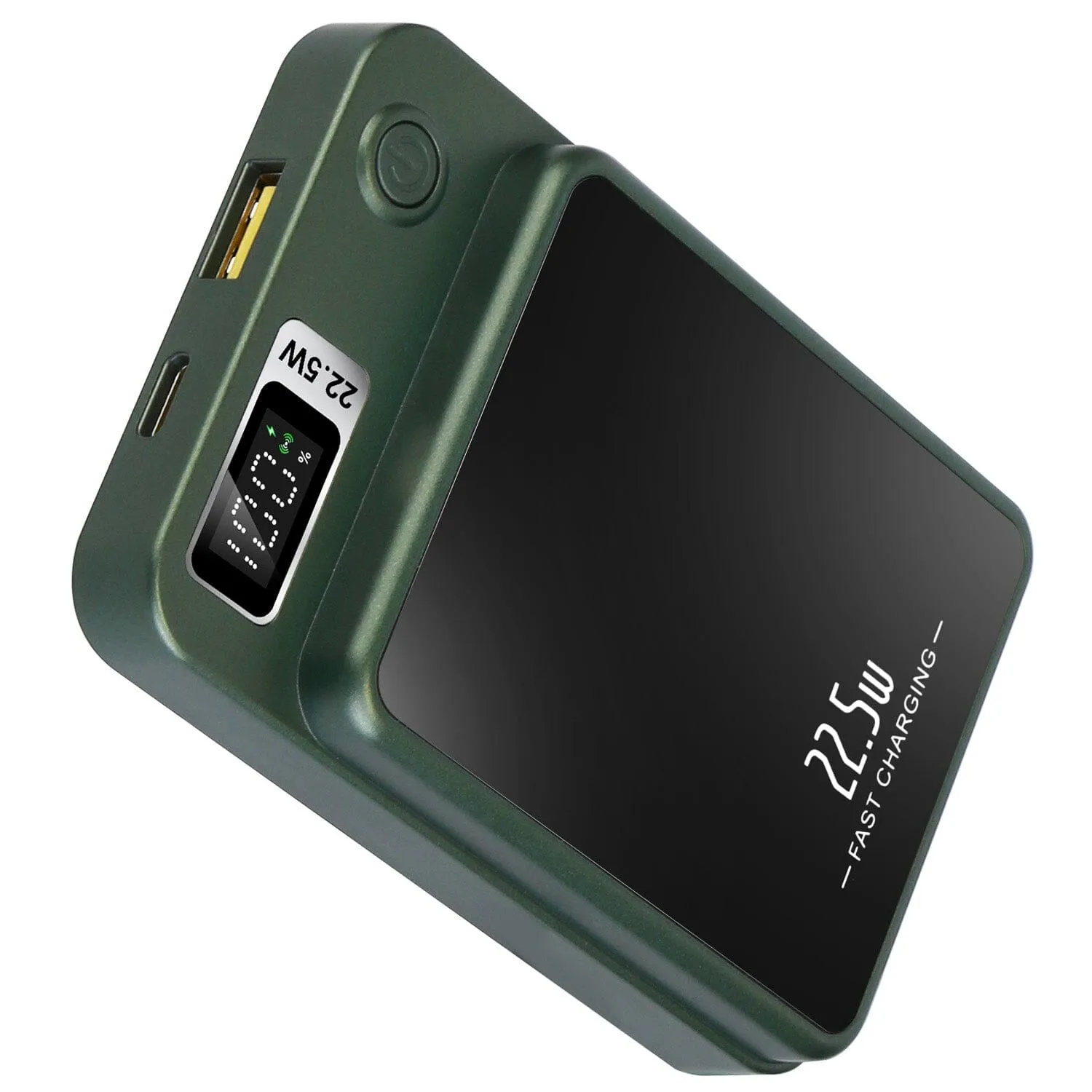 2-in-1 Magnetic Wireless Power Bank 10000mAh PD20W Fast Charger Mag Safe