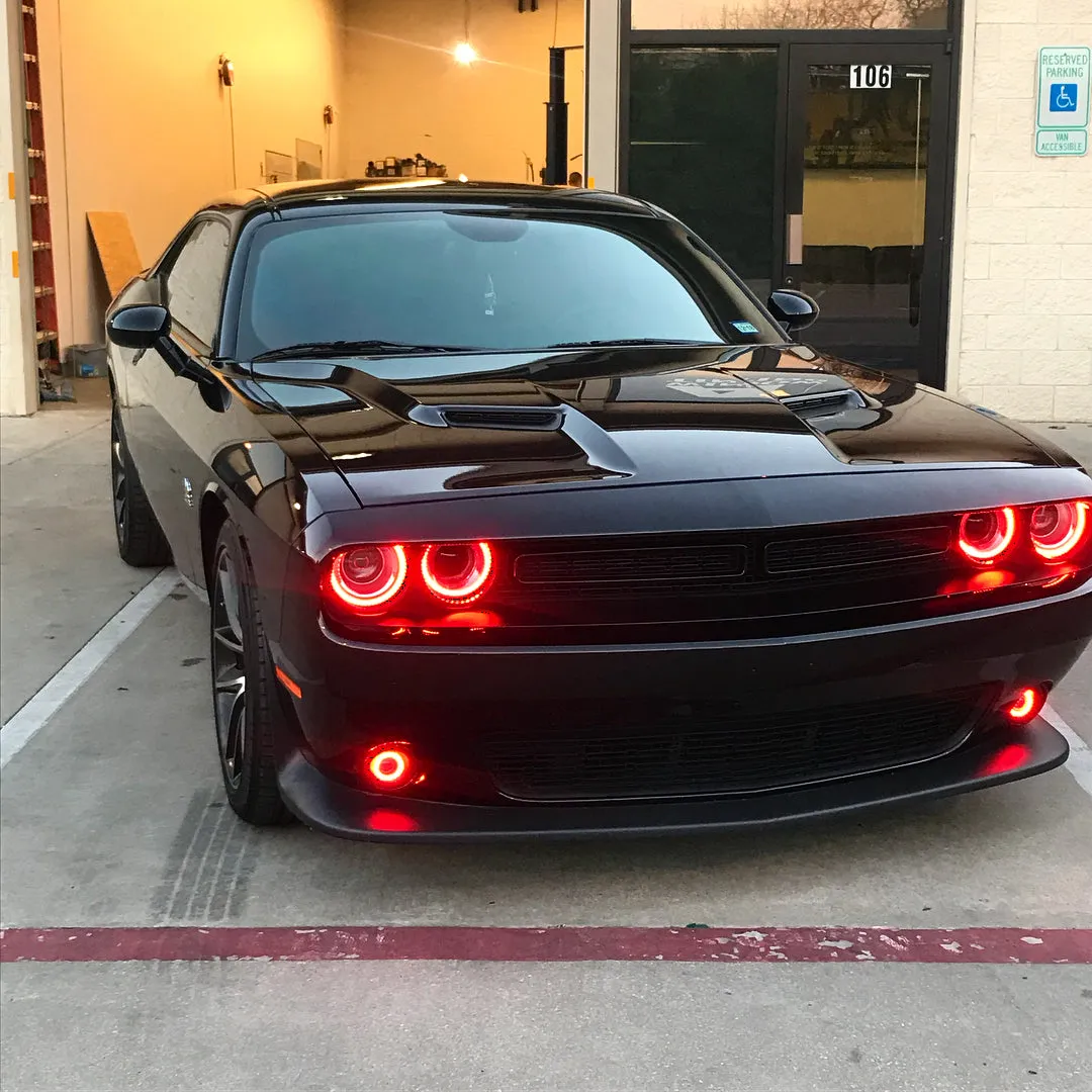 2015–23 Dodge Challenger Halo Lights — Standard Mount