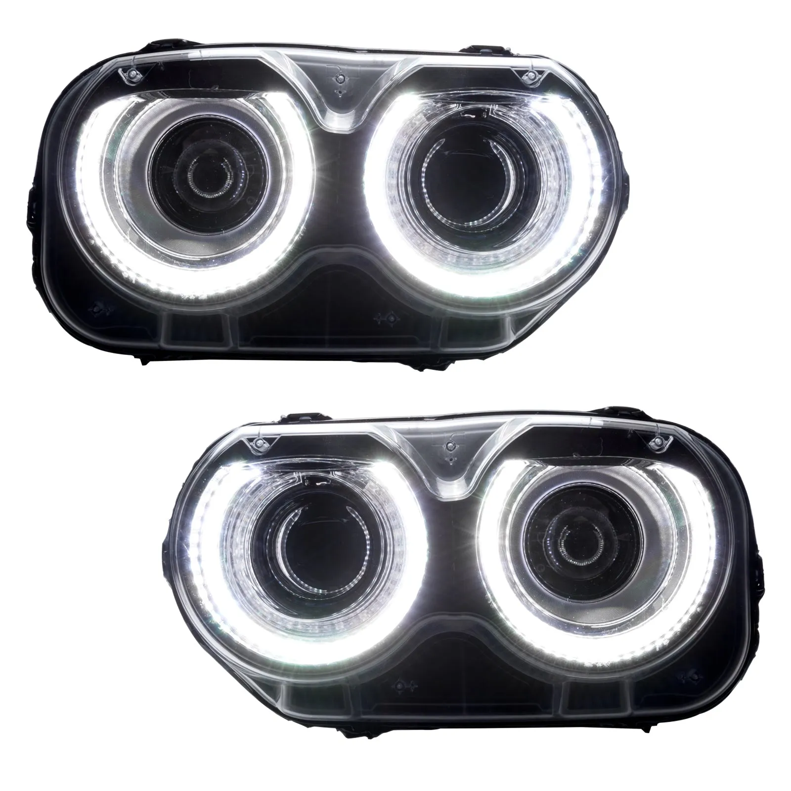2015–23 Dodge Challenger Halo Lights — Standard Mount