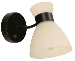 23942 Wall Light in Matt Black