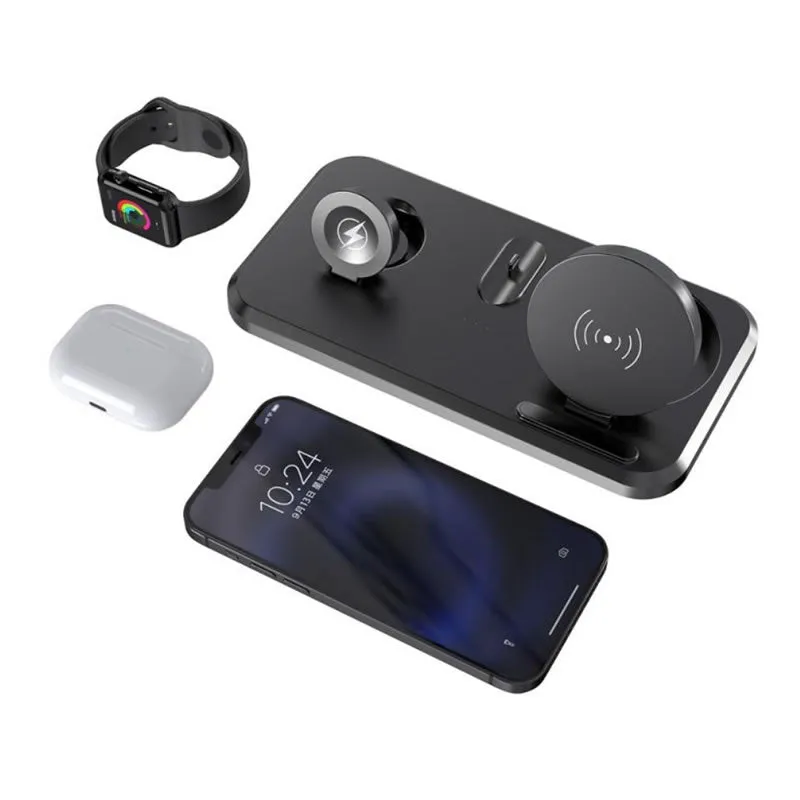 3-In-1 Foldable Wireless Charging Station -Uv06
