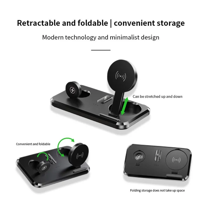 3-In-1 Foldable Wireless Charging Station -Uv06