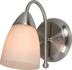 4329 Wall Light in Satin Nickel
