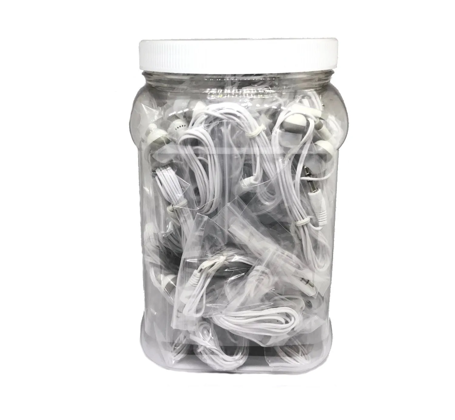 50 Earbuds In Reclosable Storage Tub