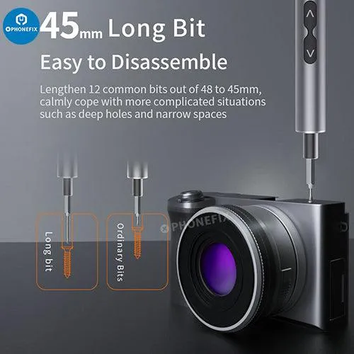62 In 1 Electric Precision Screwdriver Set Phone PC Repair DIY Toolkit