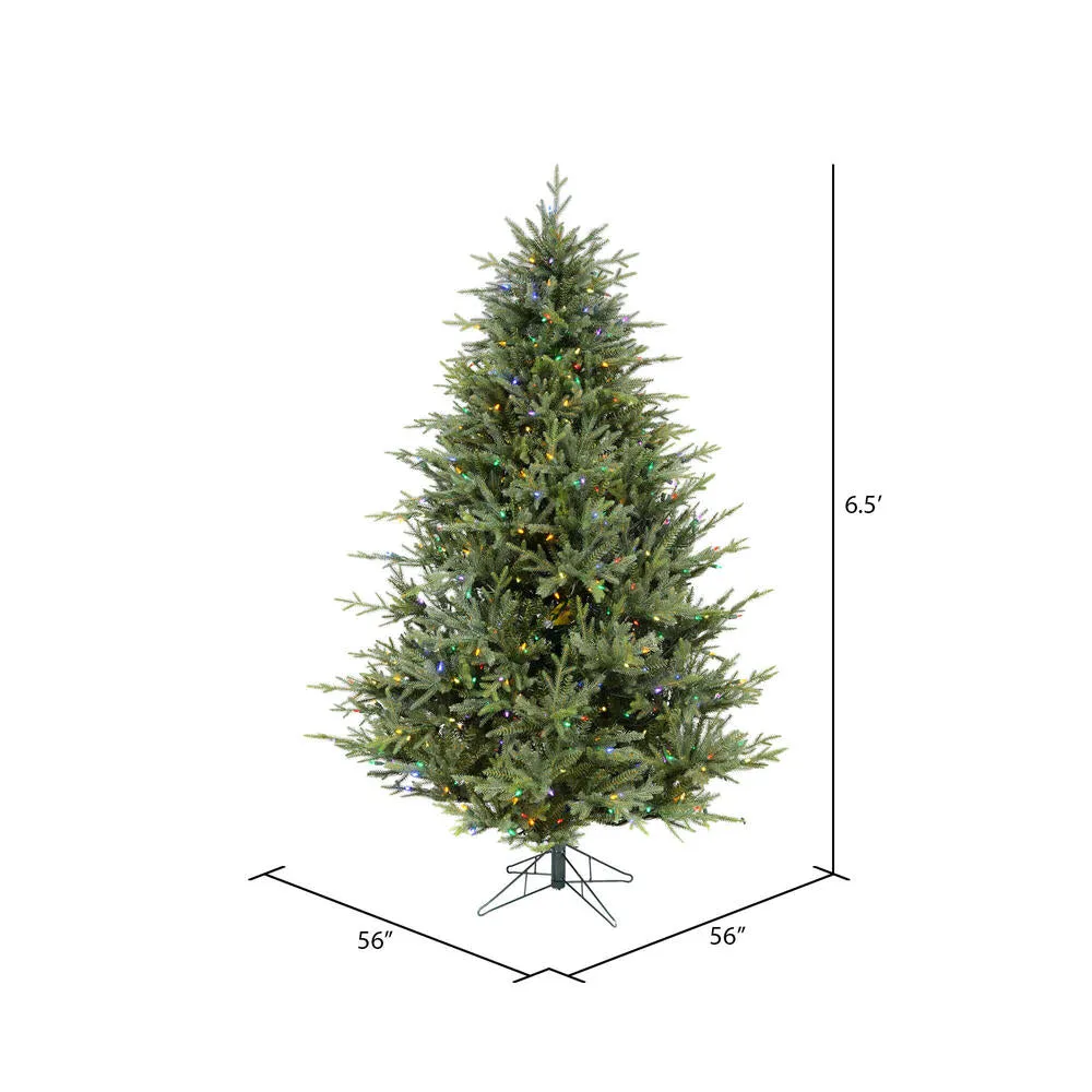 6.5' Itasca Fraser Artificial Christmas Tree Dura-Lit® Multi-Colored LED Lights