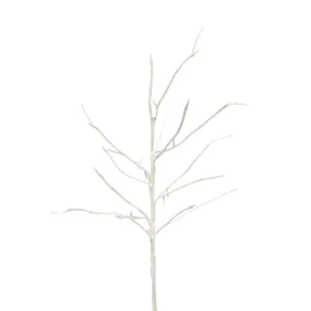 80 Cm Led White Glitter Branch Spray
