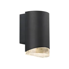 8778SN Outdoor Wall 1 Light in Matte Black
