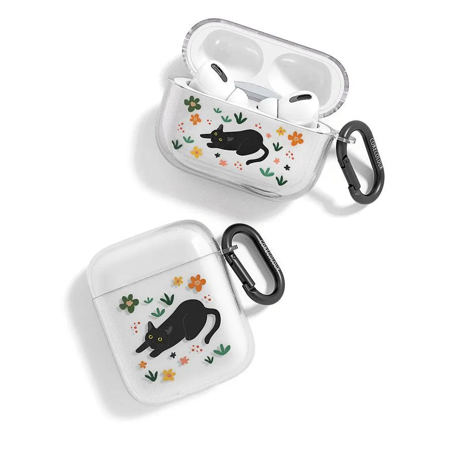 A Purr-fect Day Black Cat AirPods Pro Case