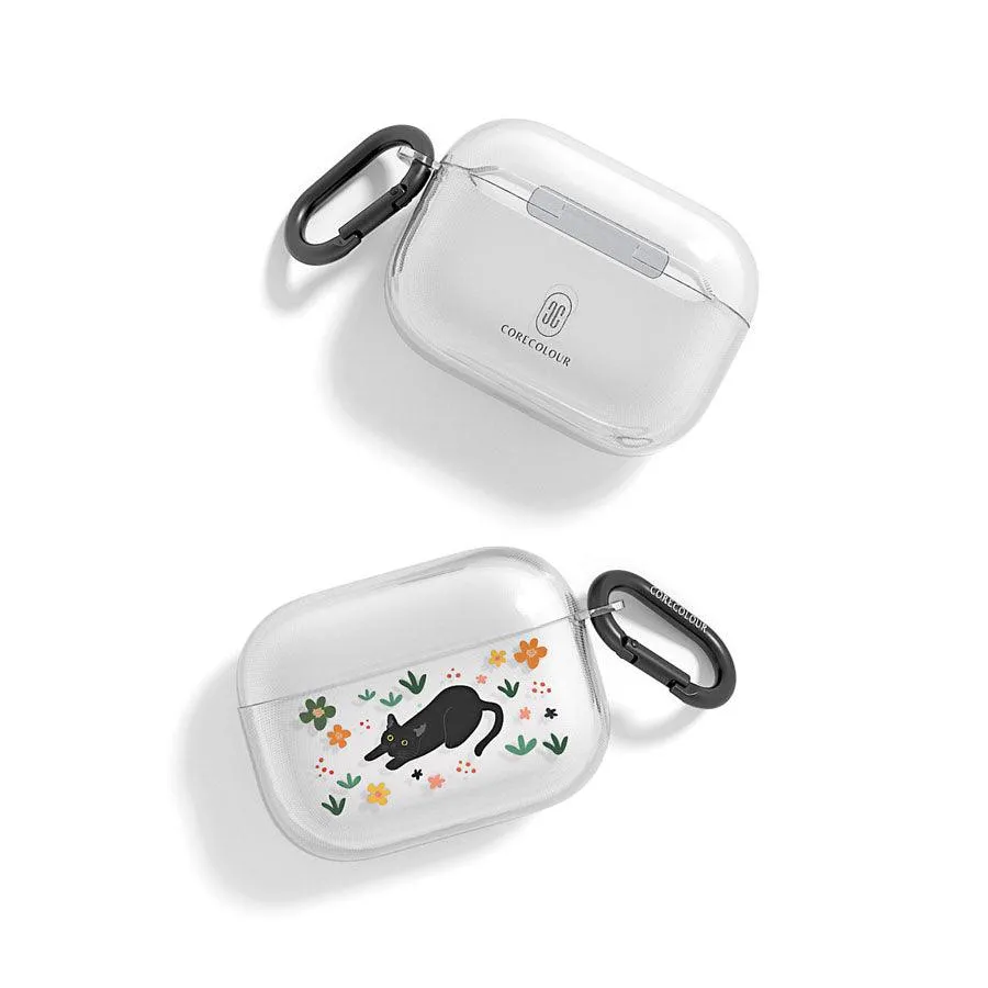 A Purr-fect Day Black Cat AirPods Pro Case