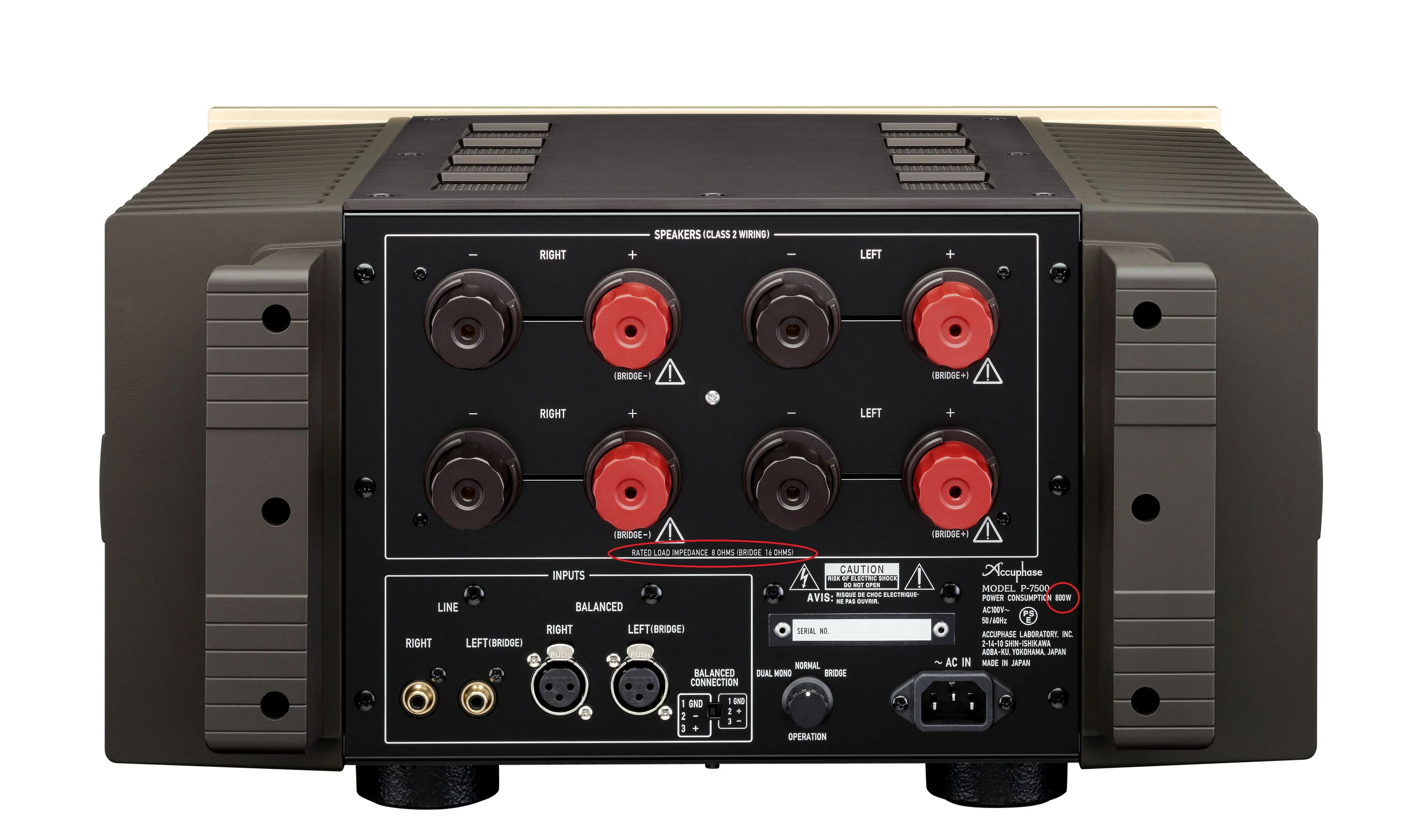 Accuphase P-7500 Class AB Stereo Power Amplifier