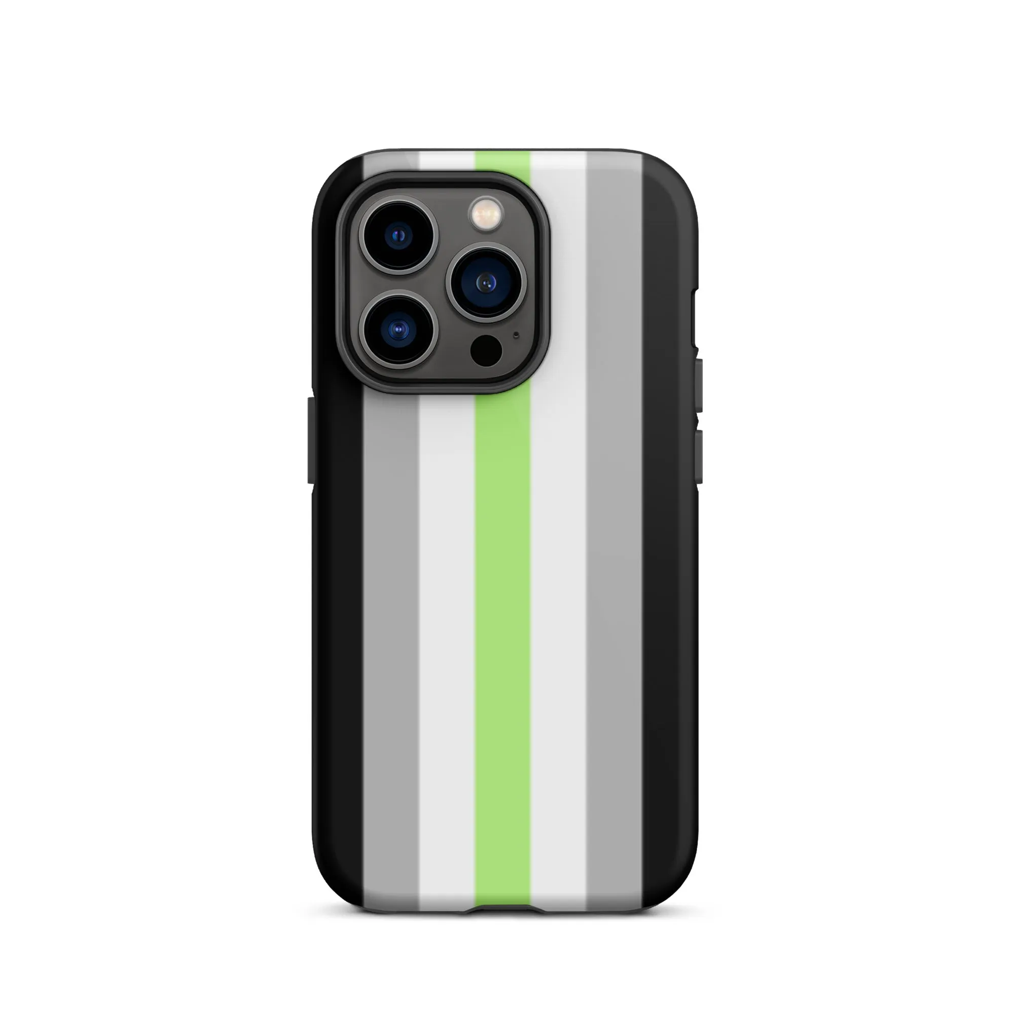 Agender Flag Tough iPhone Case