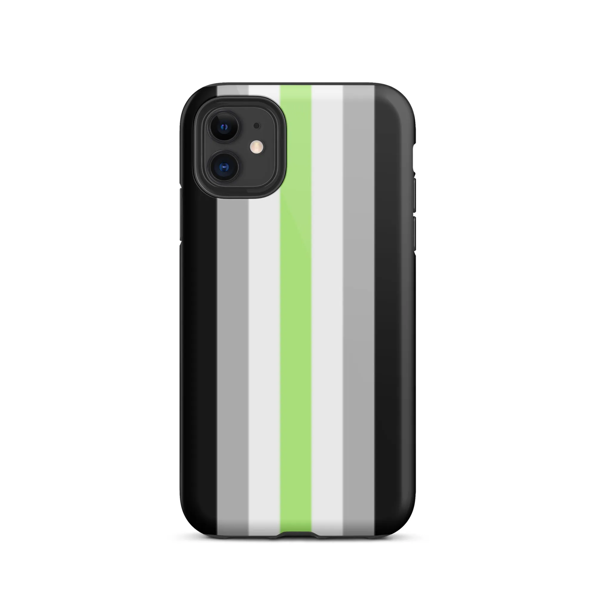 Agender Flag Tough iPhone Case