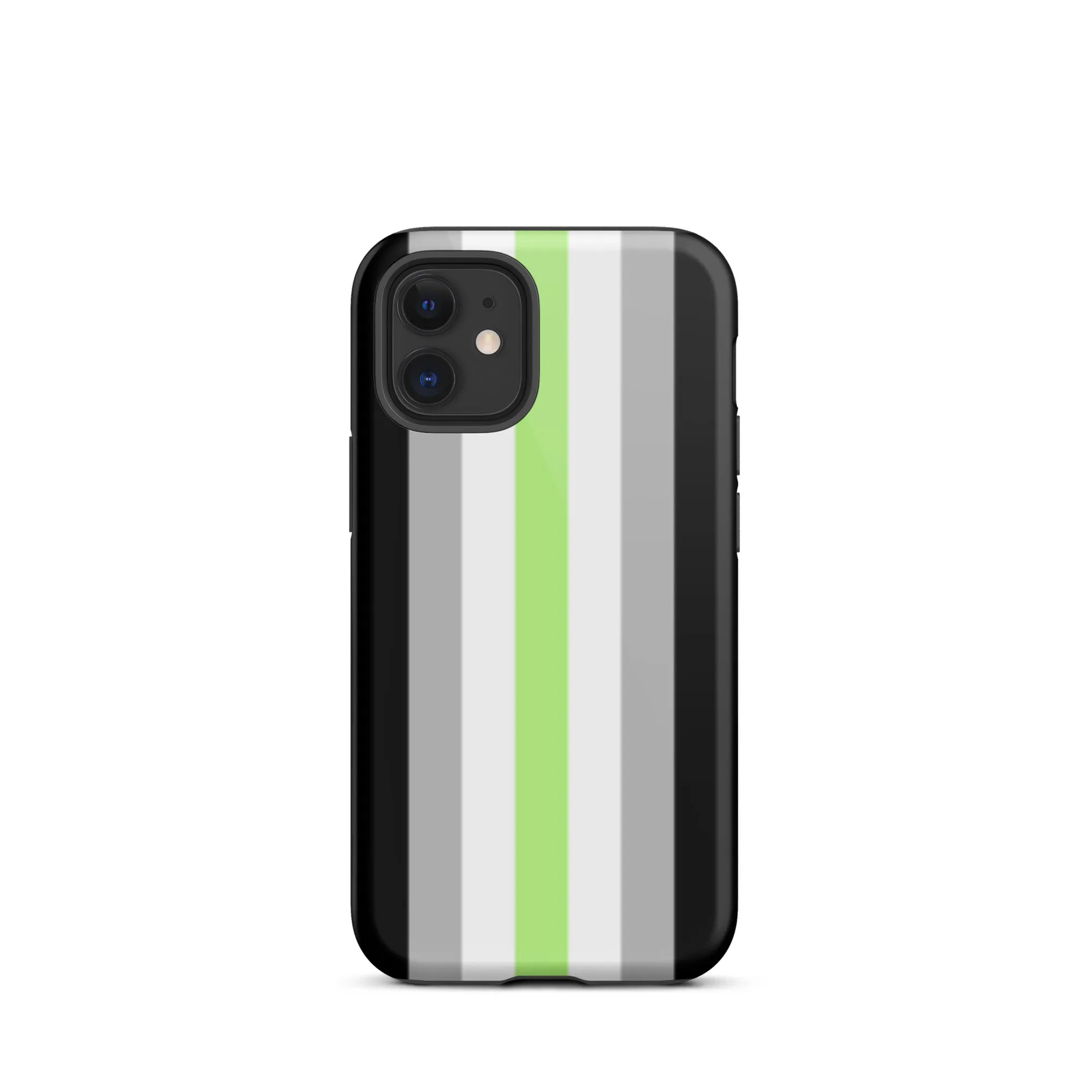 Agender Flag Tough iPhone Case