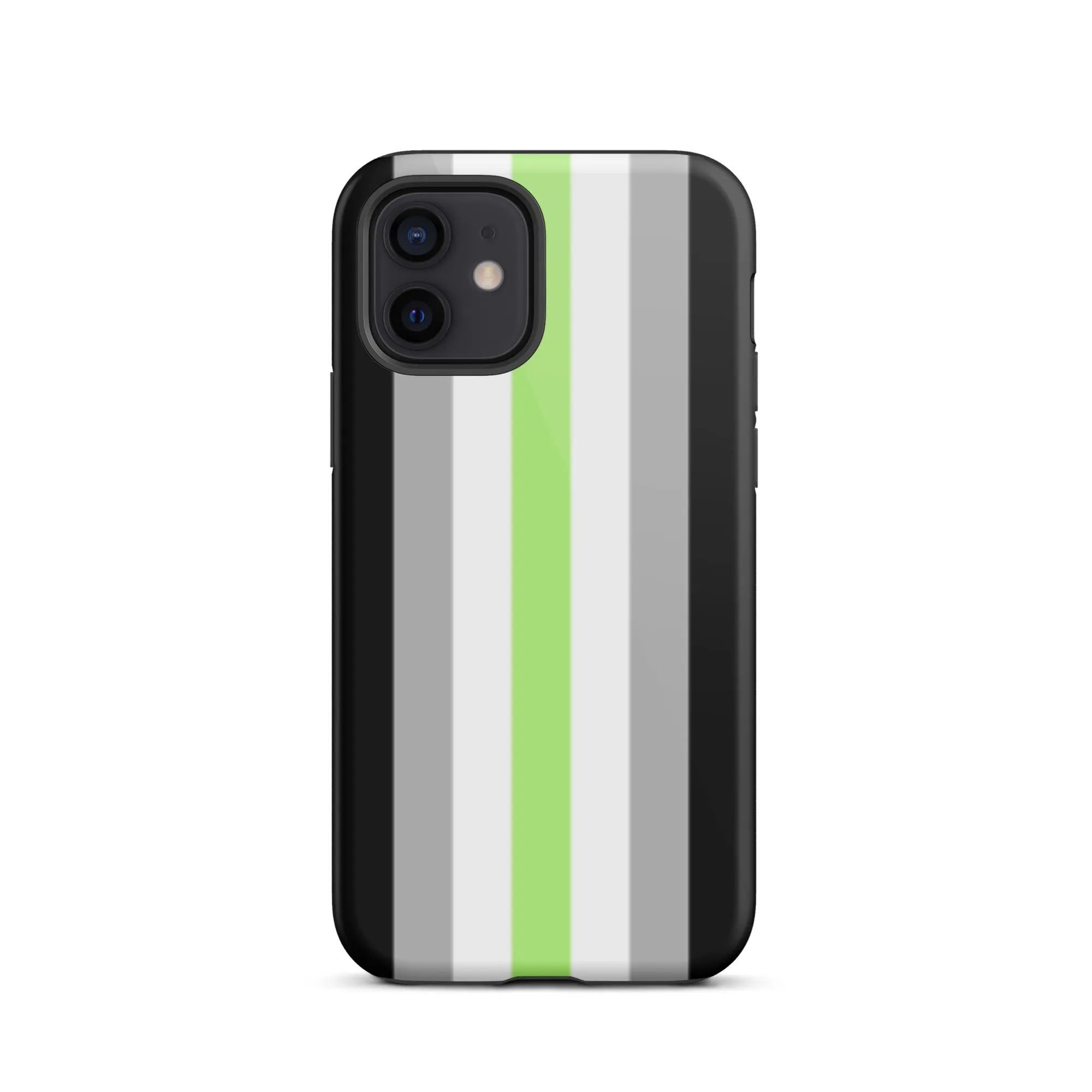Agender Flag Tough iPhone Case