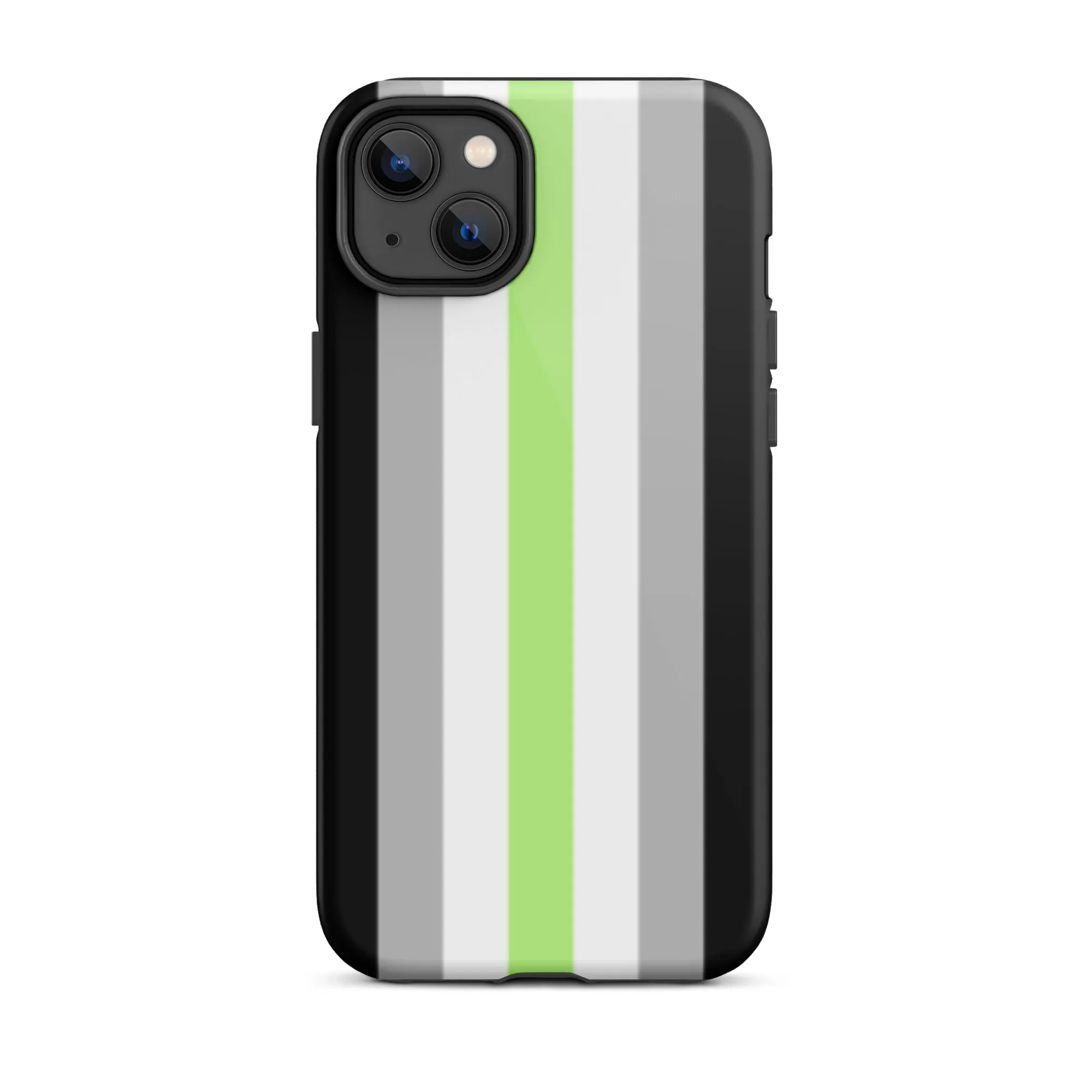 Agender Flag Tough iPhone Case