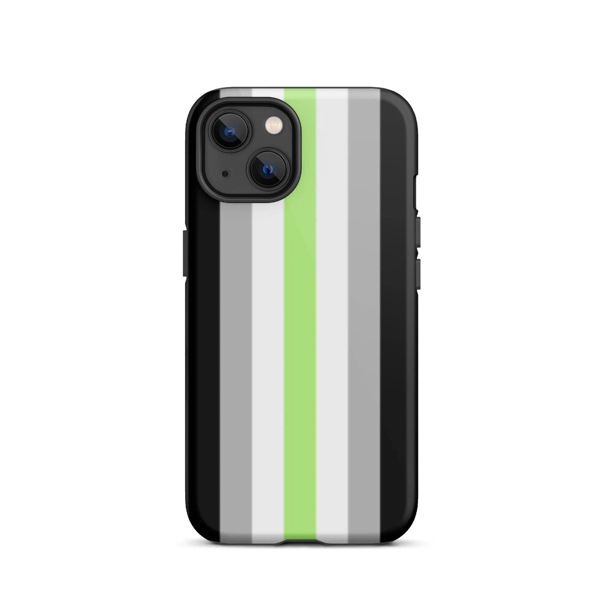 Agender Flag Tough iPhone Case