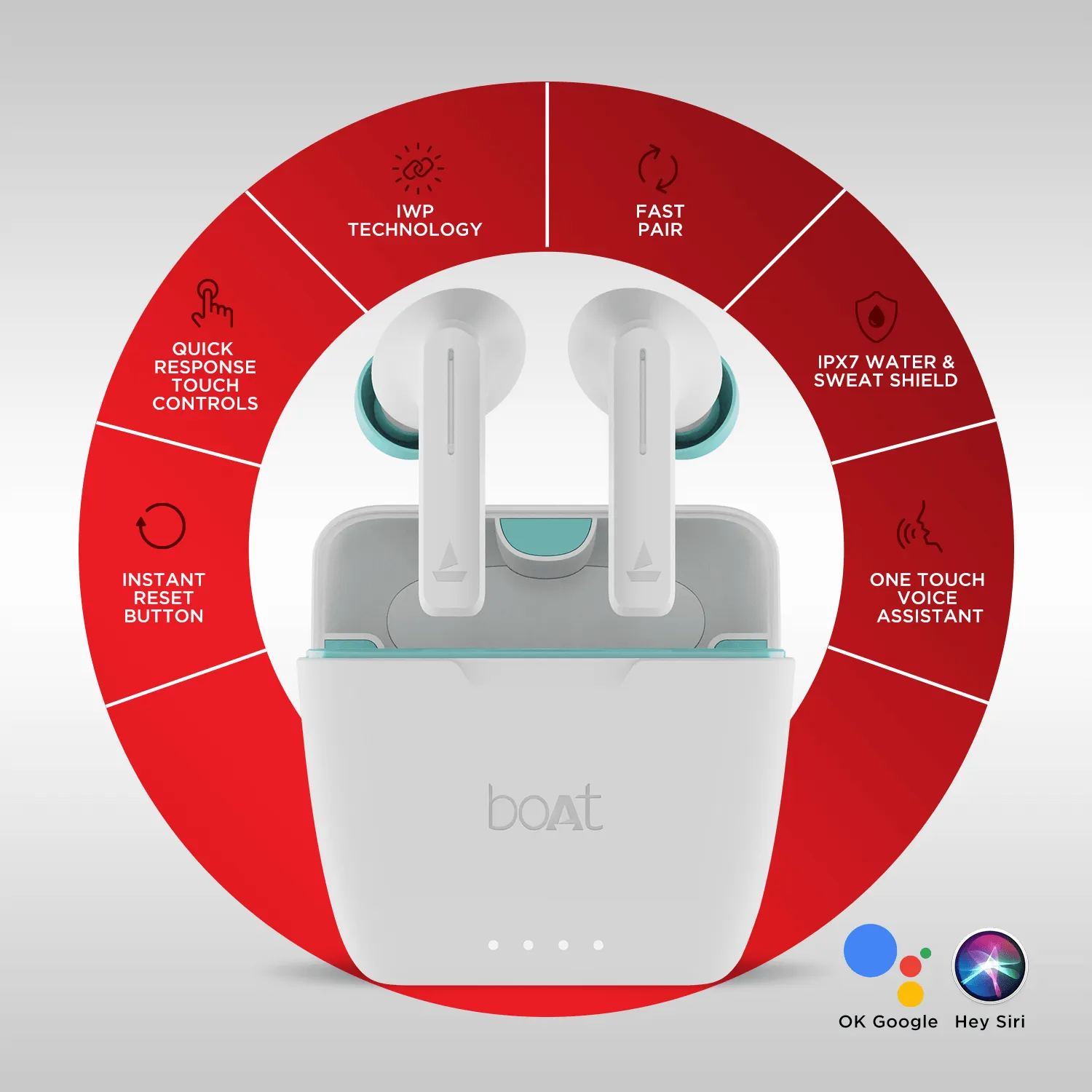 Airdopes 601 ANC | Wireless Earbuds with 10mm Drivers, Hybrid Active Noise Cancelling, Type C charging Interface