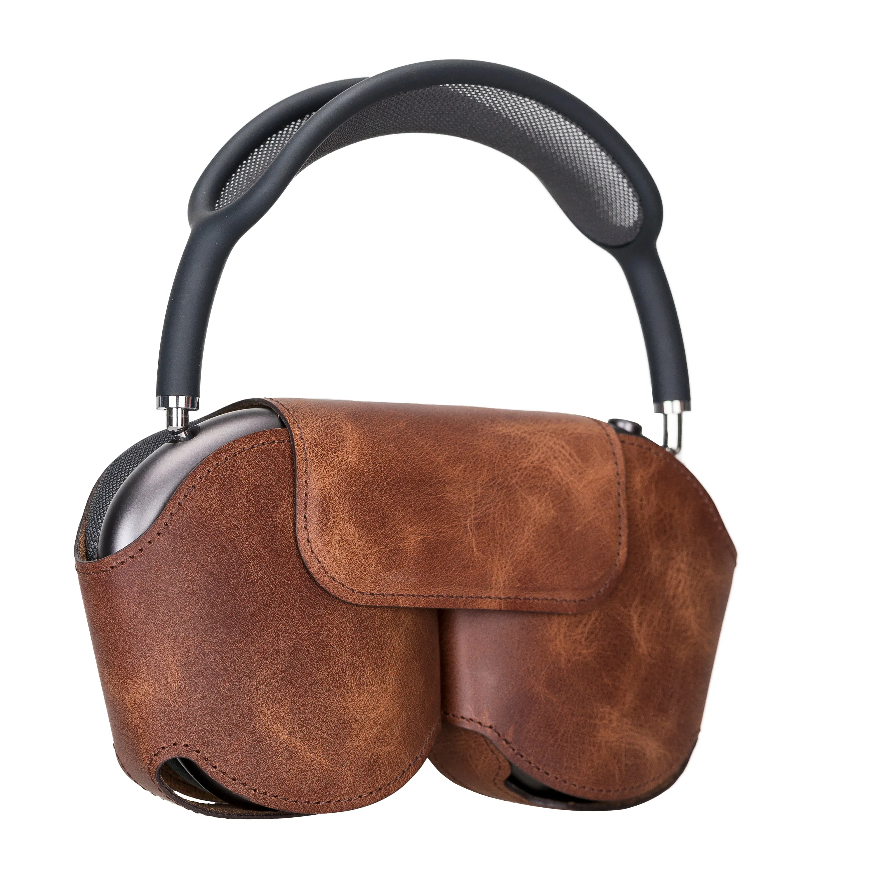 Airpods Max Brown Leather Case