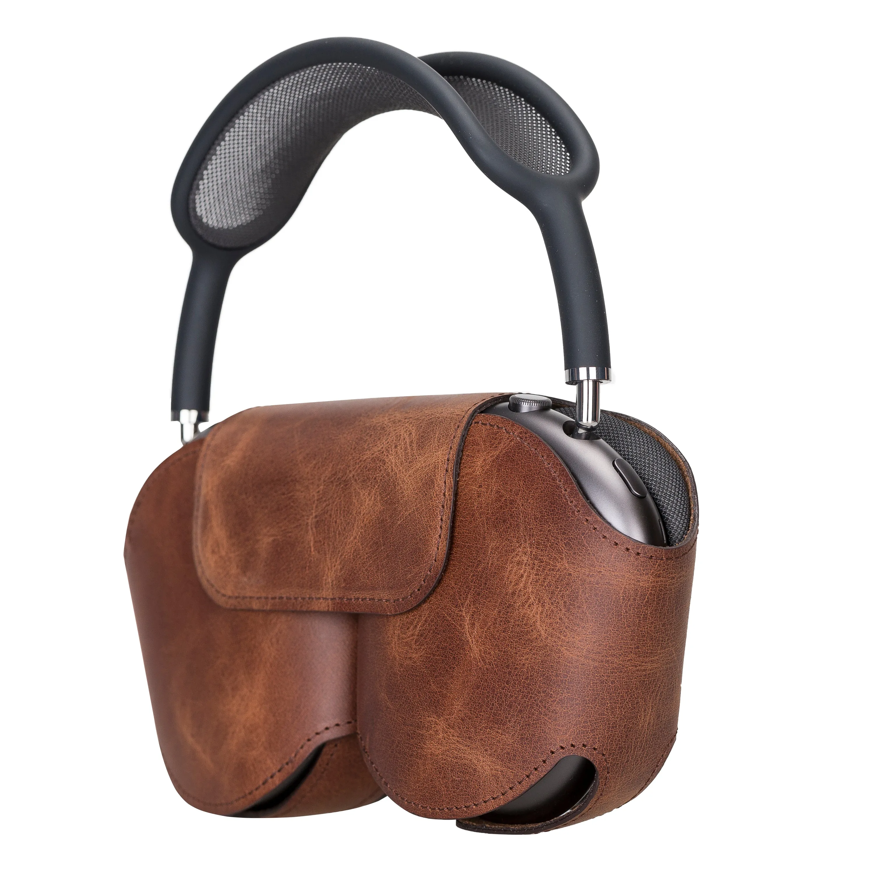 Airpods Max Brown Leather Case