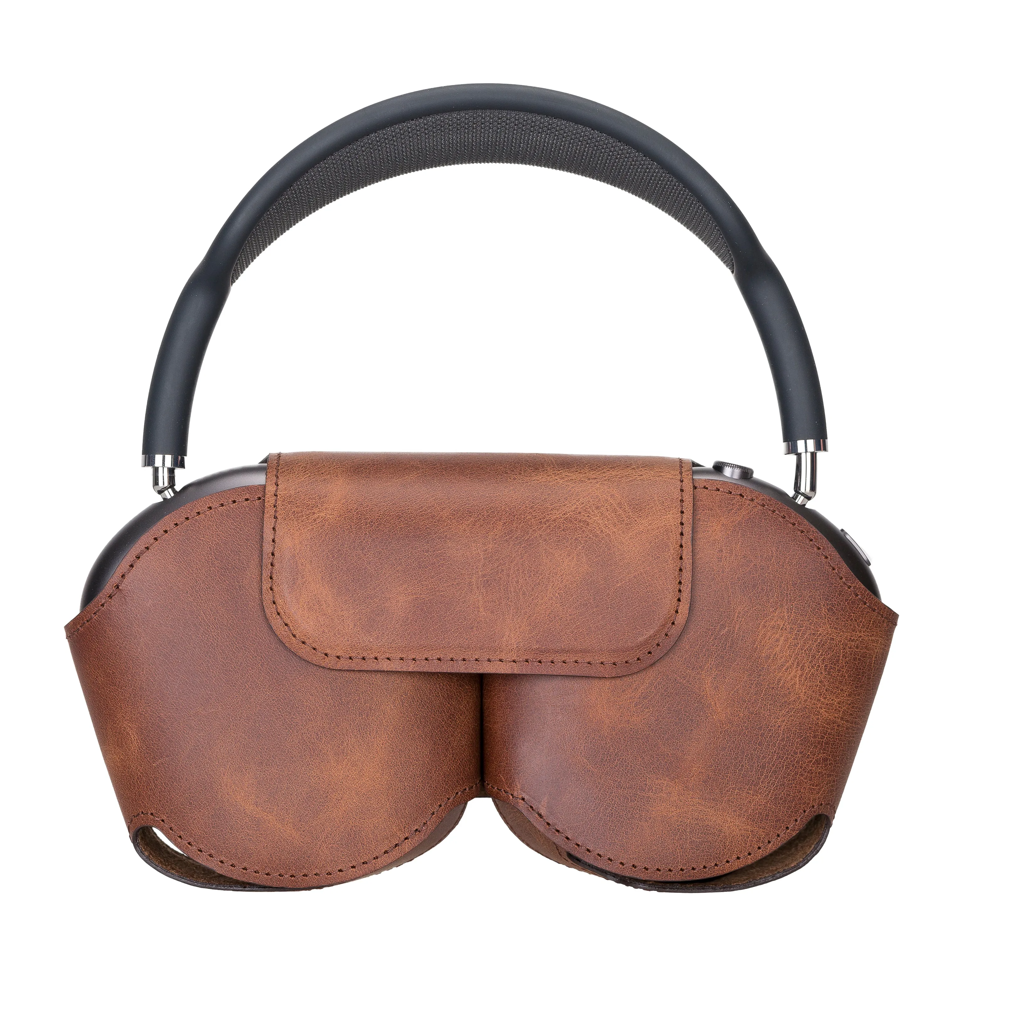 Airpods Max Brown Leather Case
