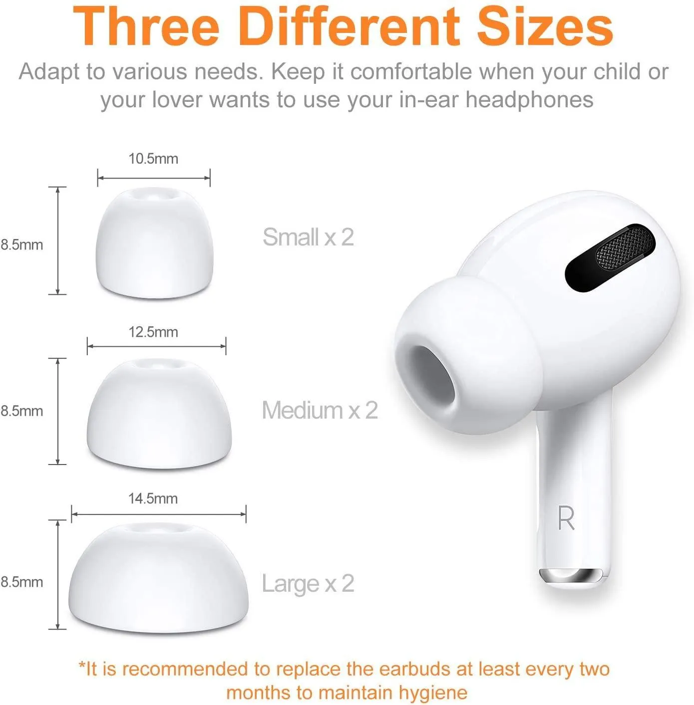 AirPods Pro Replacement Ear Tips