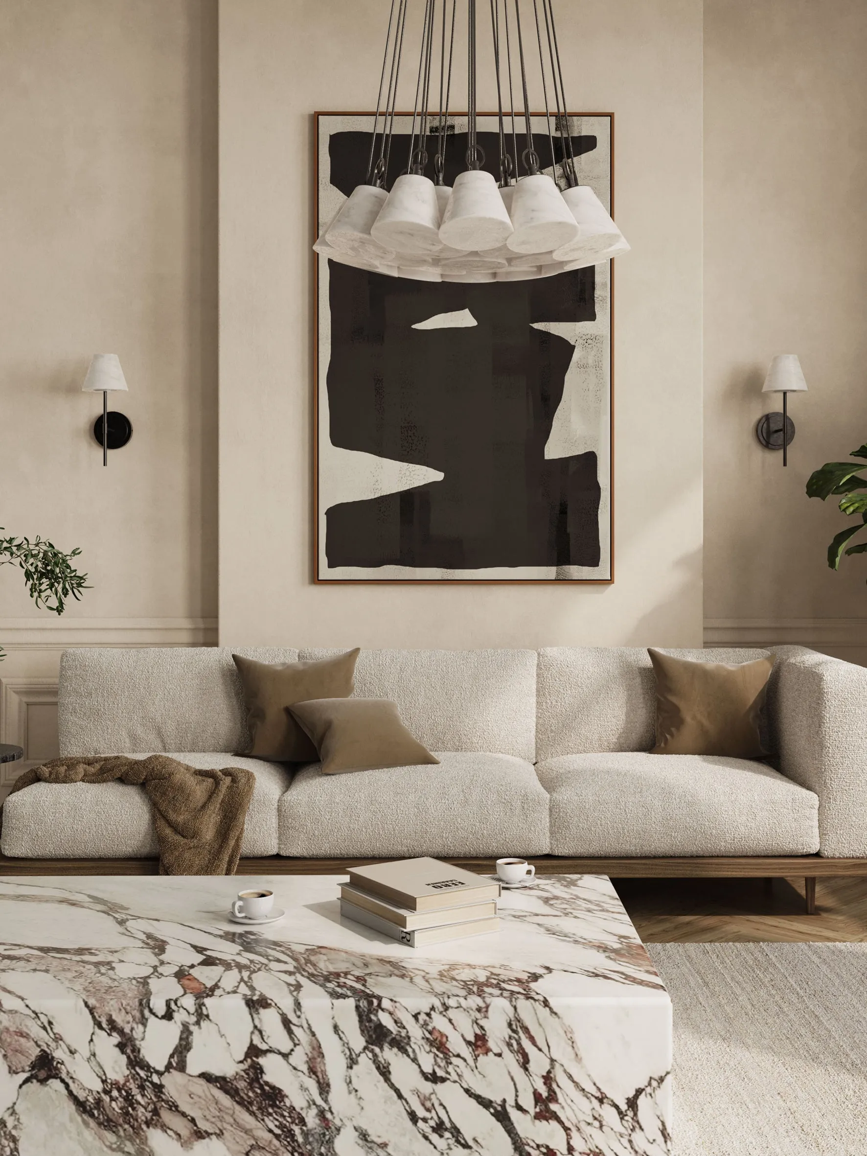 Alba 13 light pendant