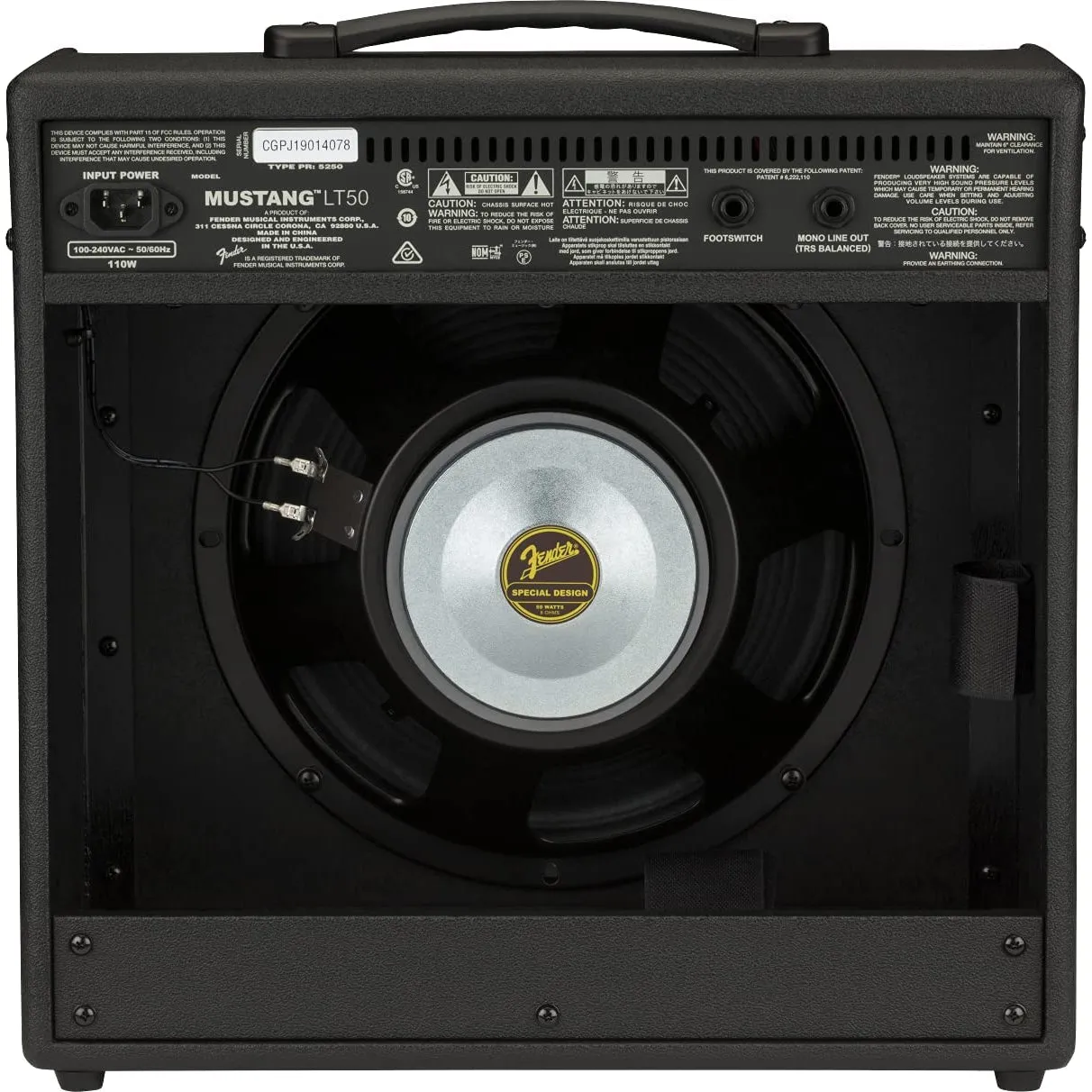Amplifier Fender Mustang LT50, Combo 50W