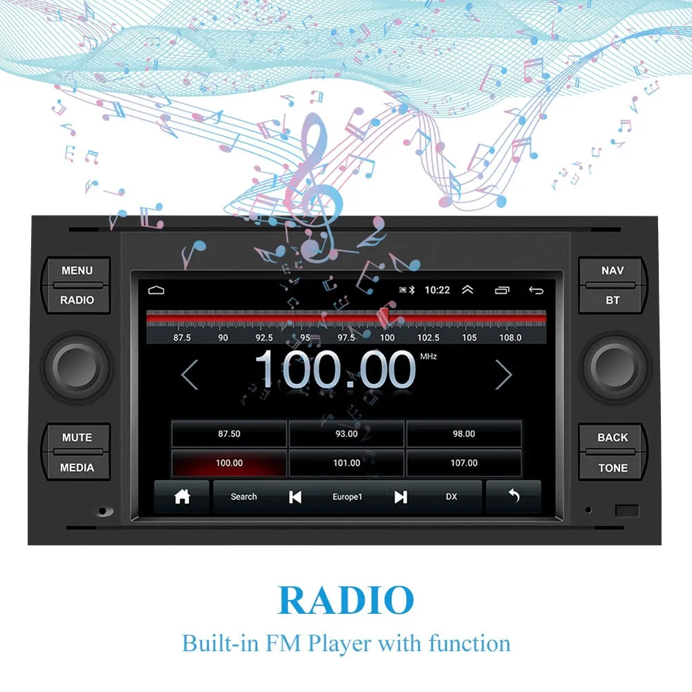 Android 8.1 Car Radio 7-inch Large-screen Bluetooth GPS