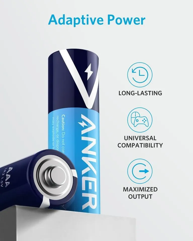 Anker Alkaline AAA Batteries