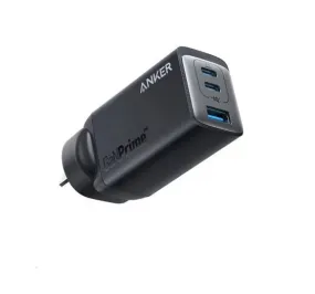 Anker Ganprime 65W 3-Port Wall Charger With Usb-C To Usb-C Cable
