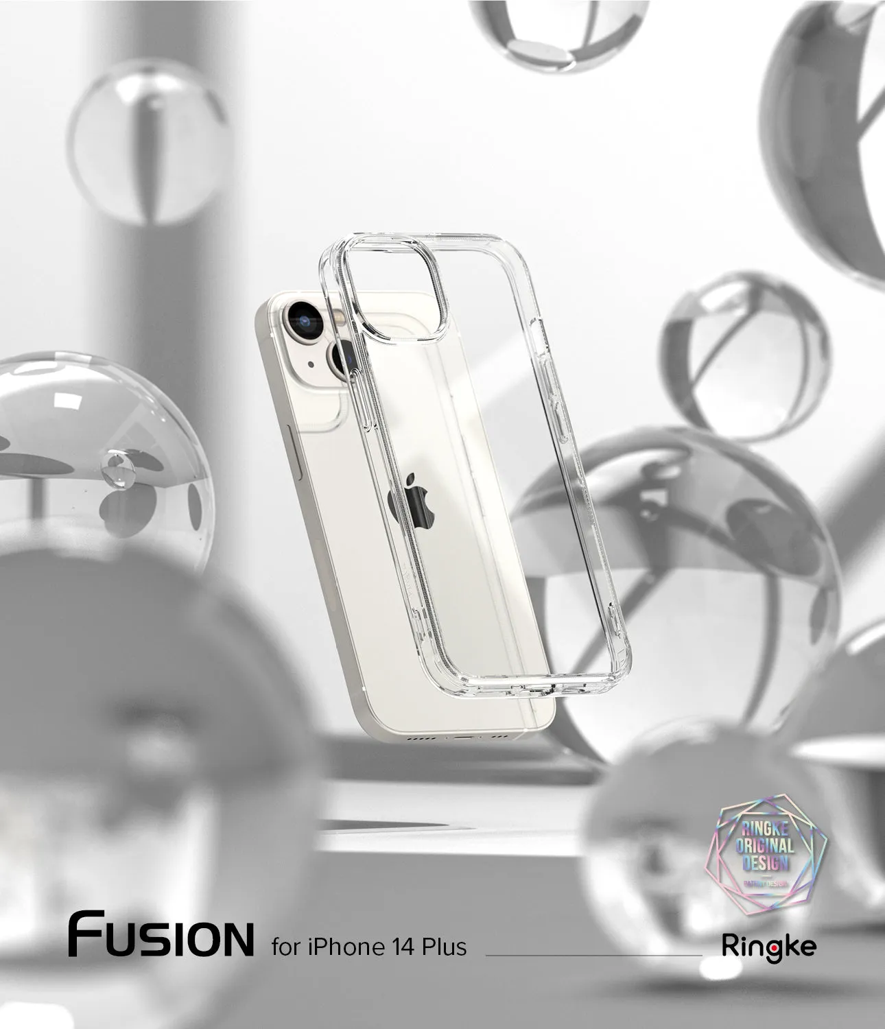 Apple iPhone 14 Plus Case Cover| Fusion Series| Matte Clear