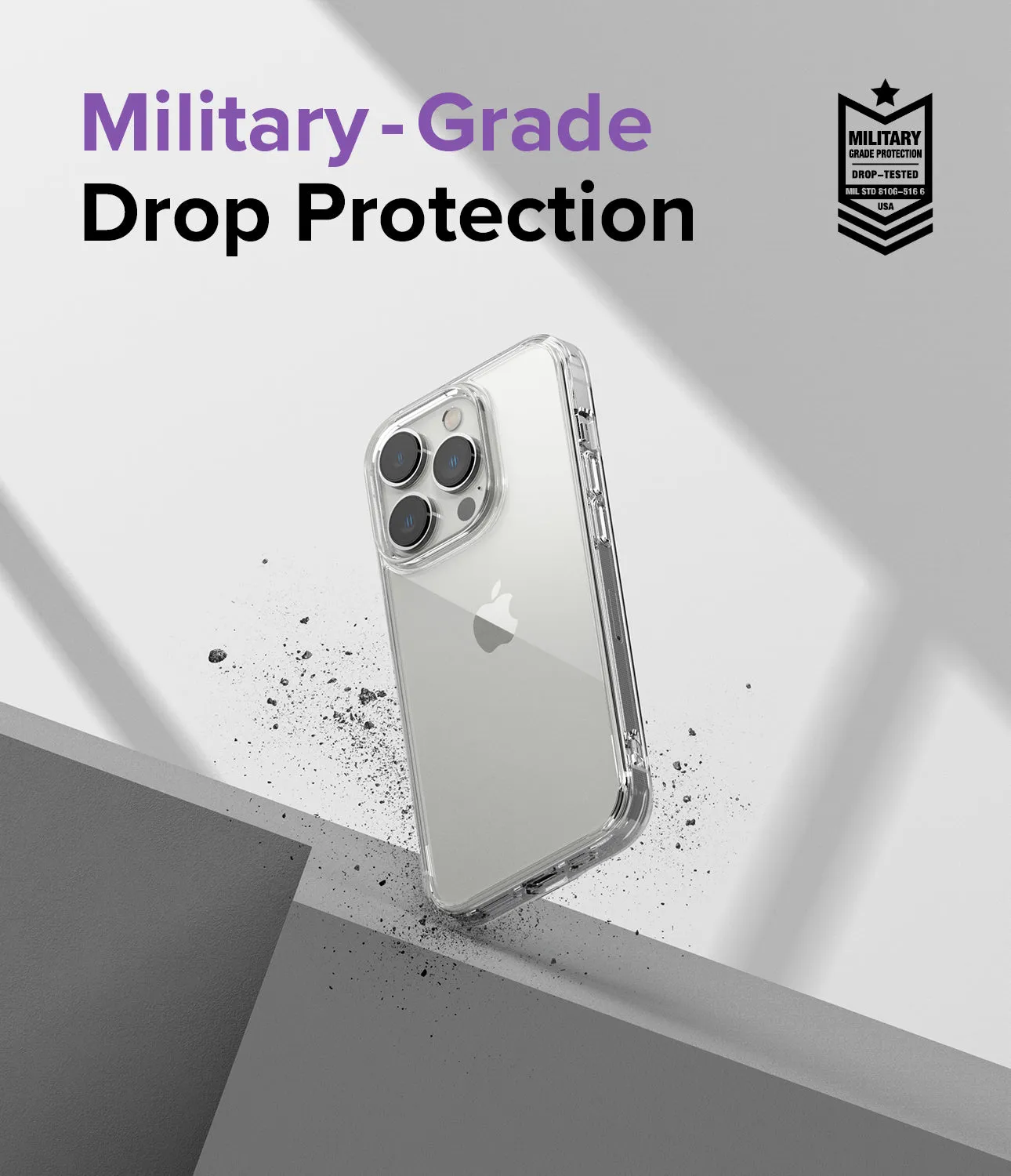 Apple Iphone 14 Pro Case Cover| Fusion Series| Clear