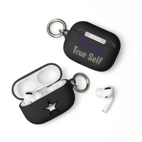 Asexual Ace Pride Rubber Case for Apple AirPods Star