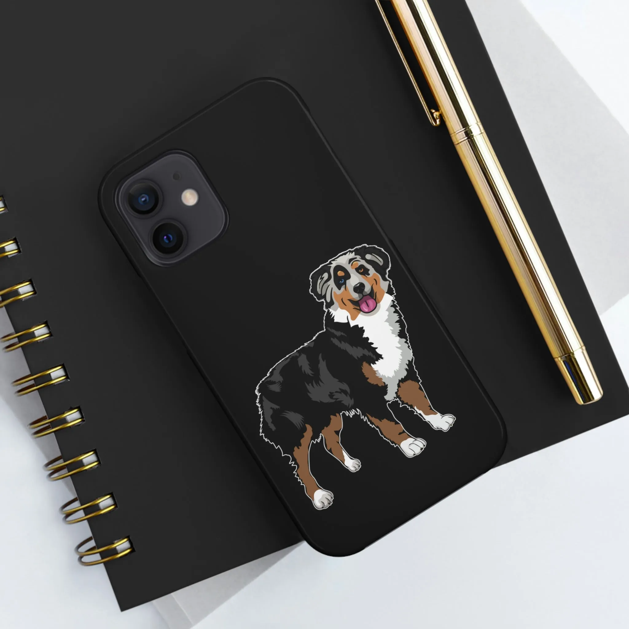 Australian Shepherd Case Mate Tough Cell Phone Cases, Wireless Charging, Extremely Strong Plastic, FREE Shipping, Made in USA!!