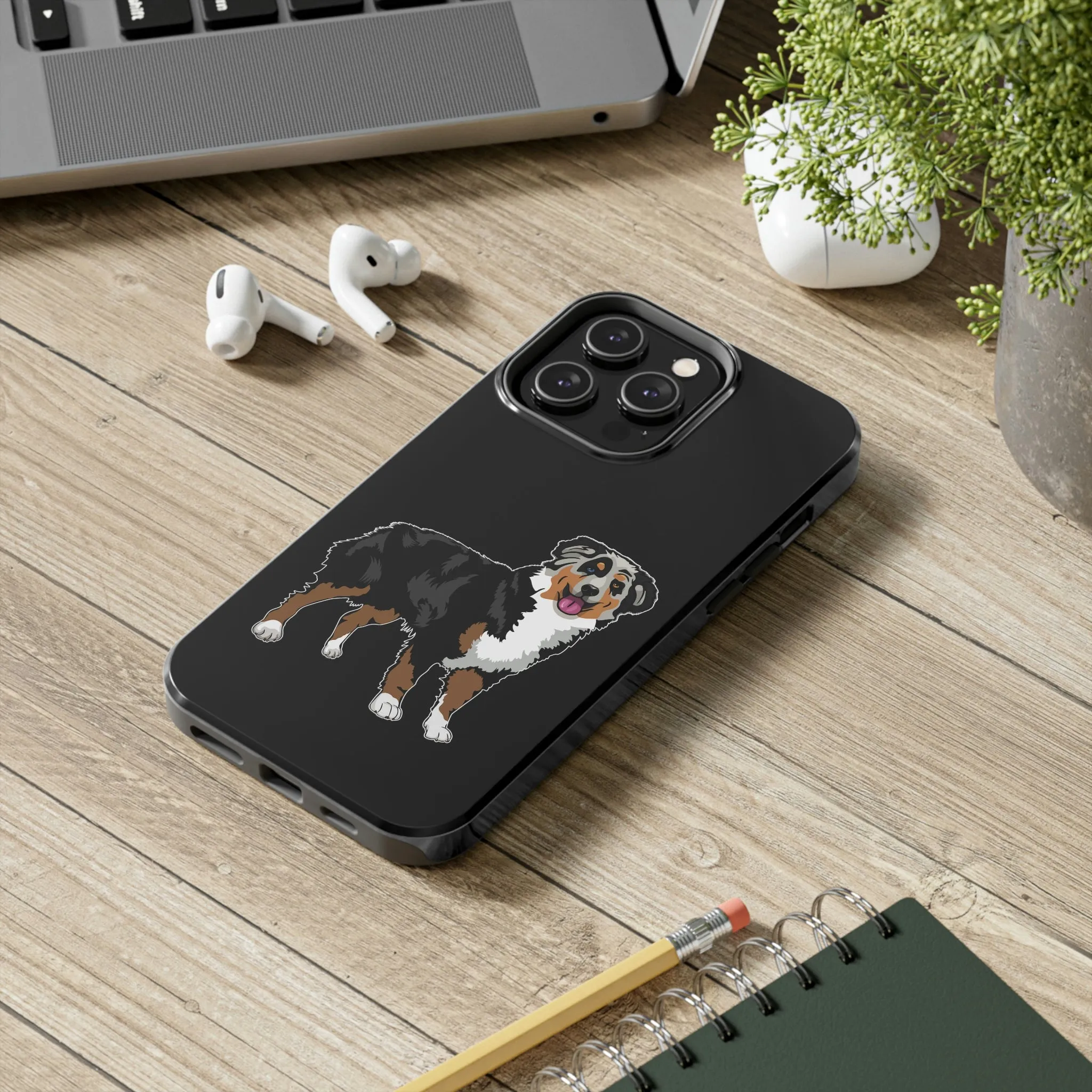 Australian Shepherd Case Mate Tough Cell Phone Cases, Wireless Charging, Extremely Strong Plastic, FREE Shipping, Made in USA!!