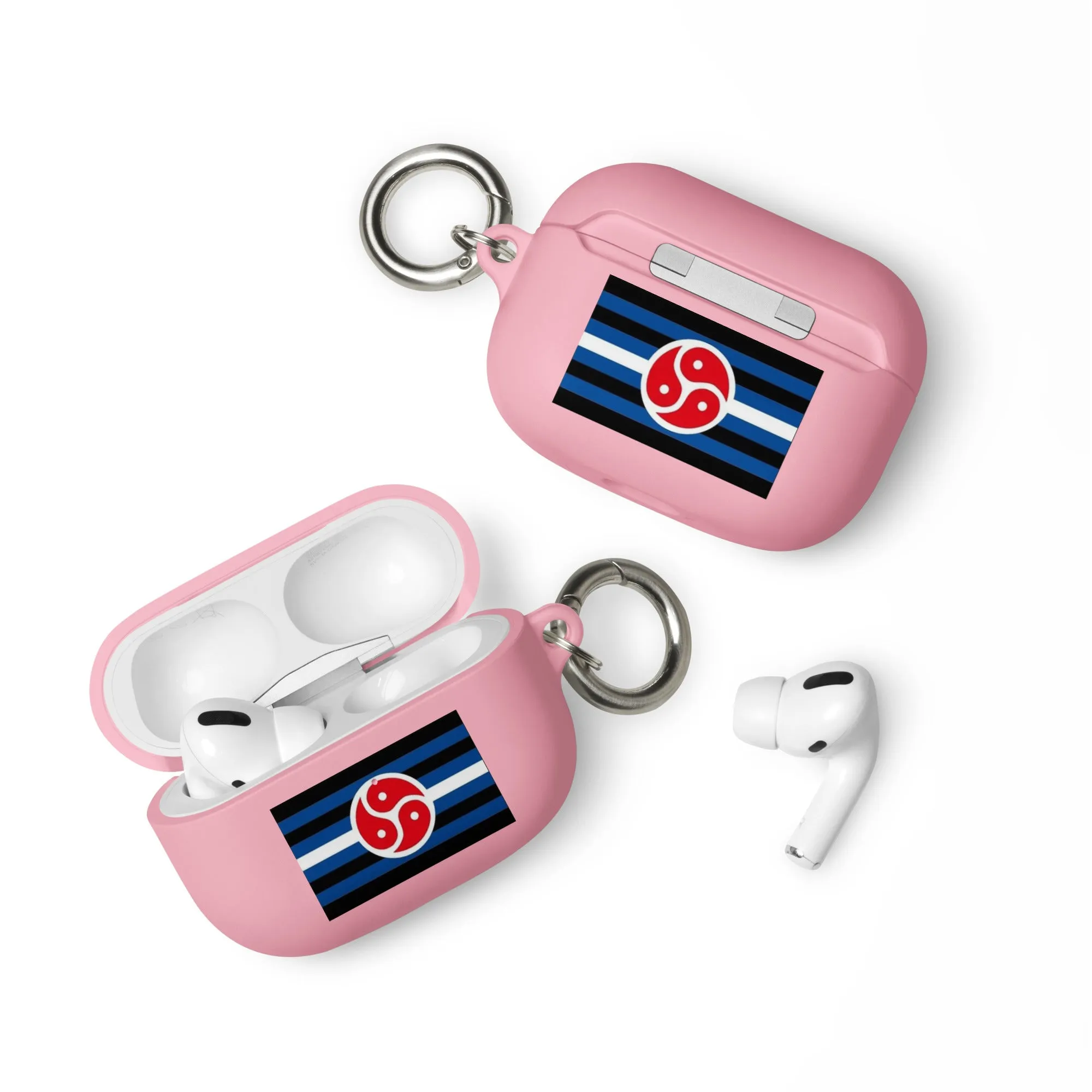 BDSM Pride Flag Rubber Case for AirPods