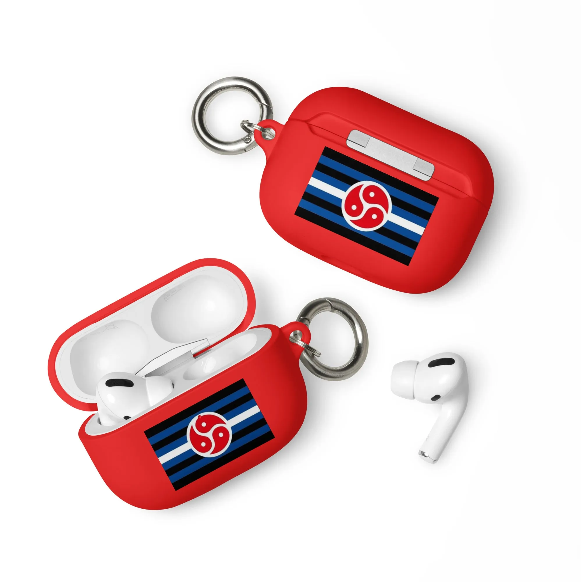BDSM Pride Flag Rubber Case for AirPods