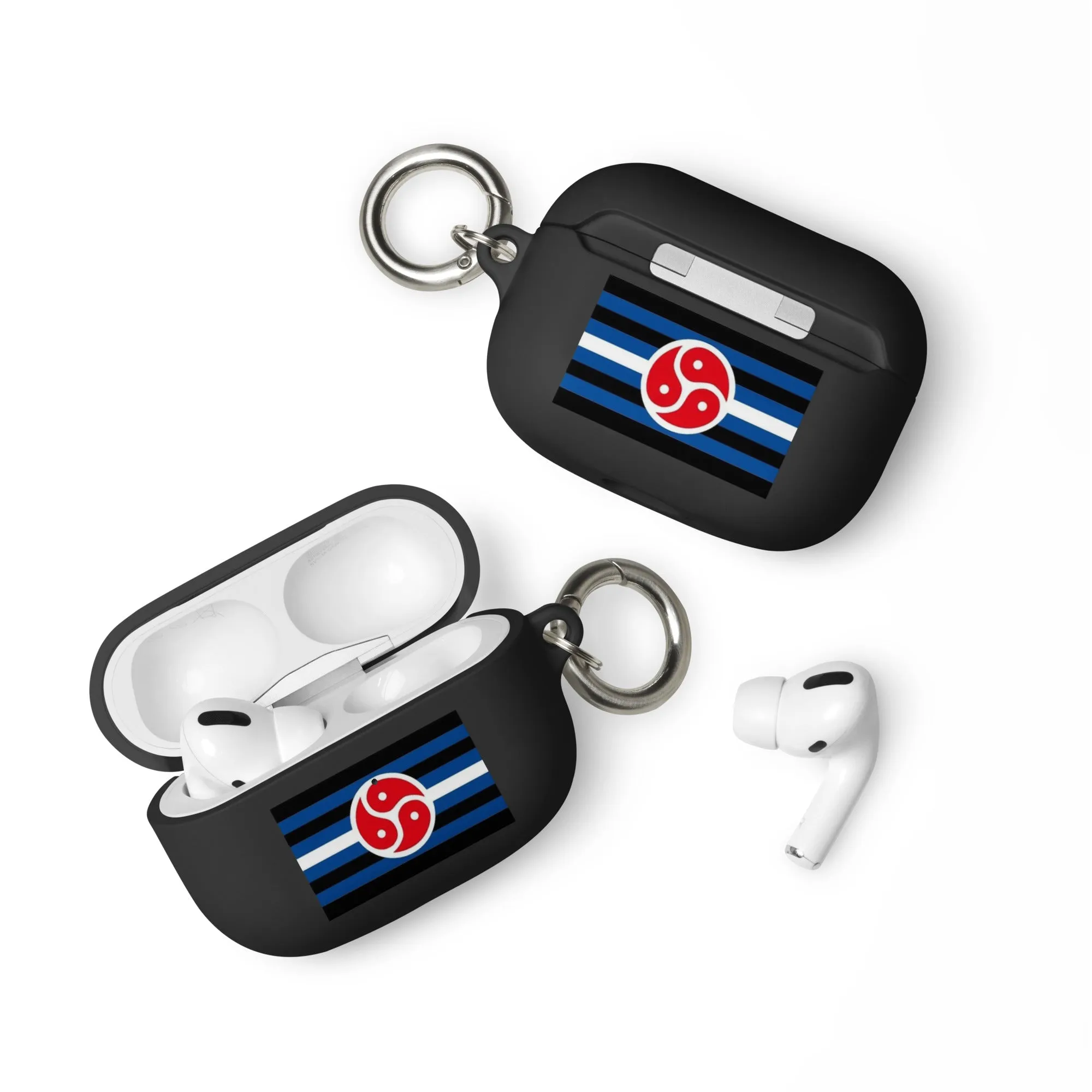 BDSM Pride Flag Rubber Case for AirPods