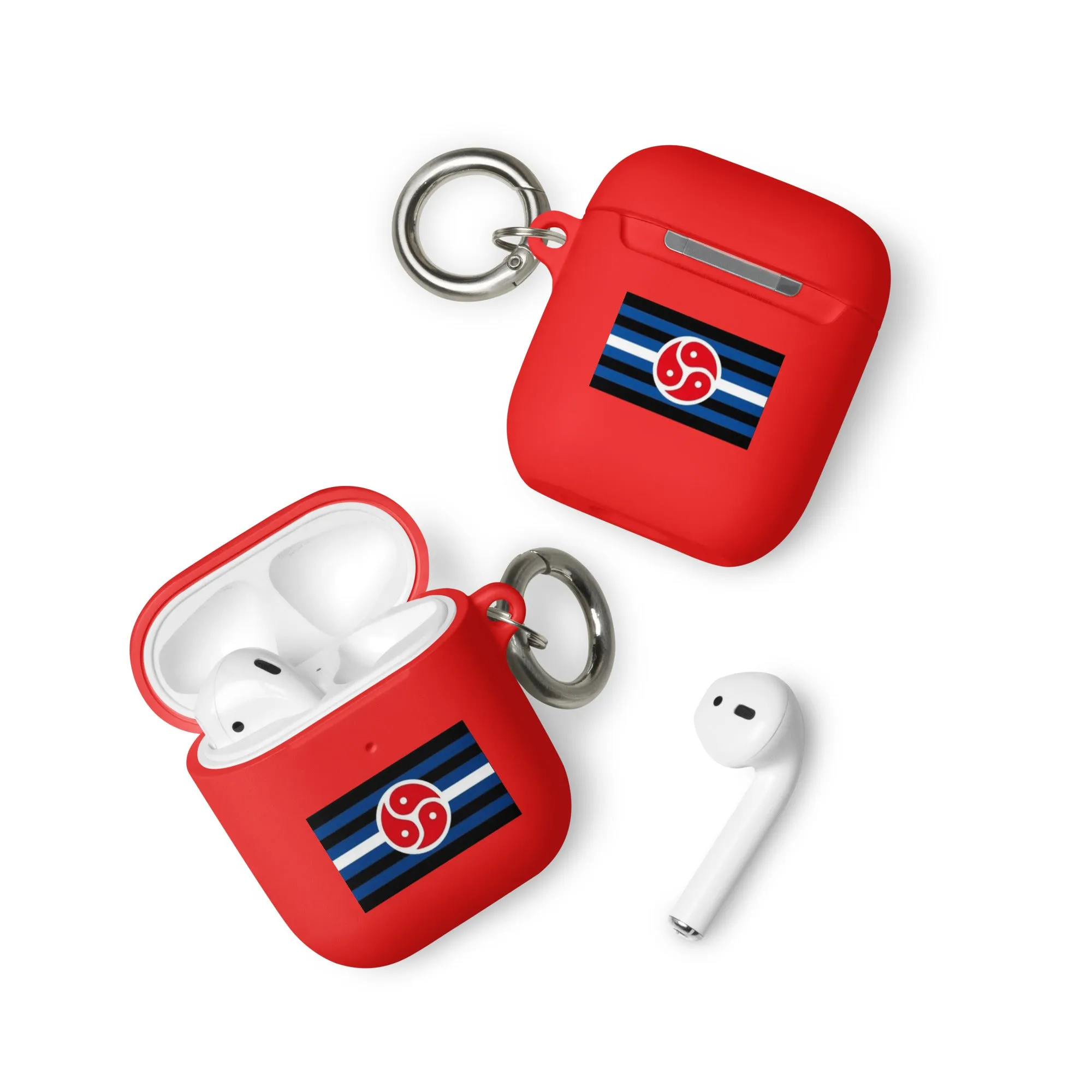 BDSM Pride Flag Rubber Case for AirPods
