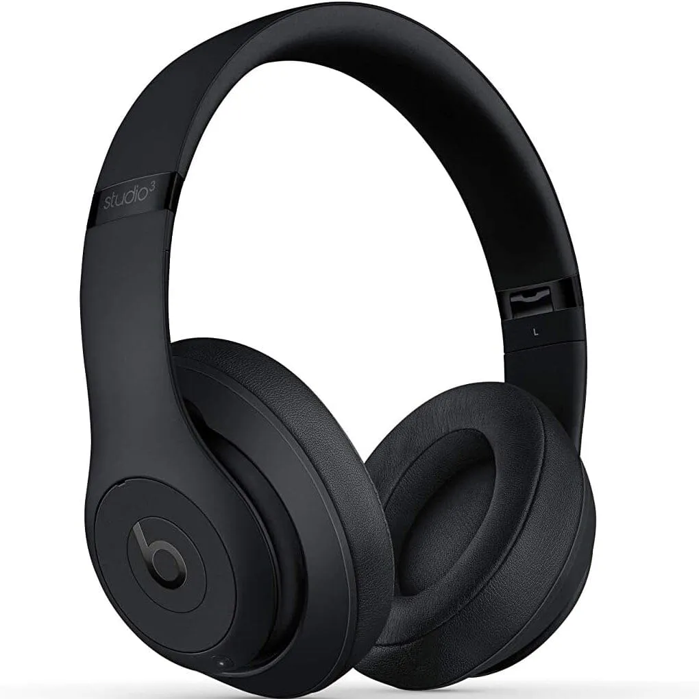 Beats Studio3 Wireless Noise Cancelling Over-Ear Headphones Matte Black  (Refurbished)