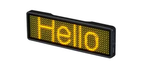 Bluetooth Badge - Yellow LED Rechargeable