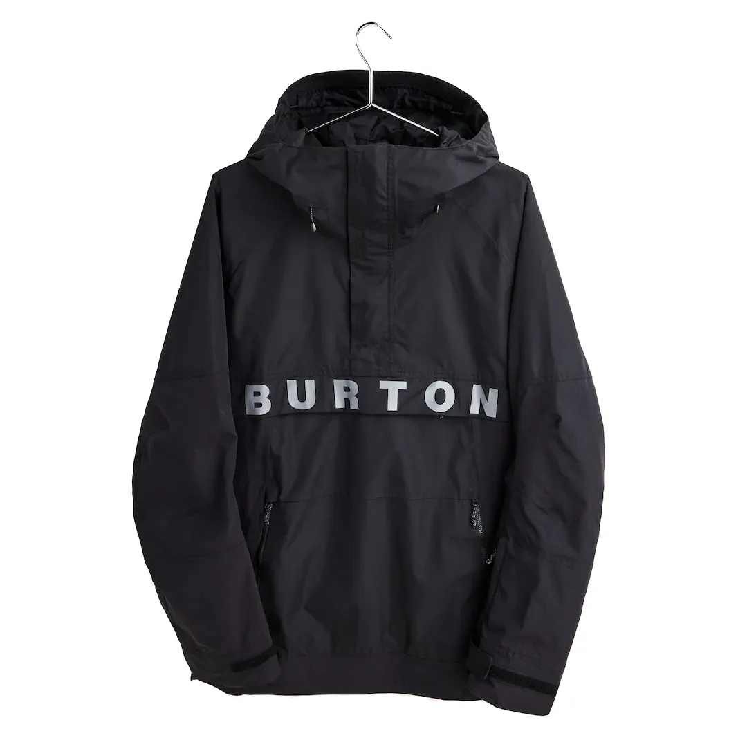 Burton Men&#x27;s Frostner Anorak True Black | Buy Burton Men&#x27;s Frostner Anorak True Black here | Outnorth
