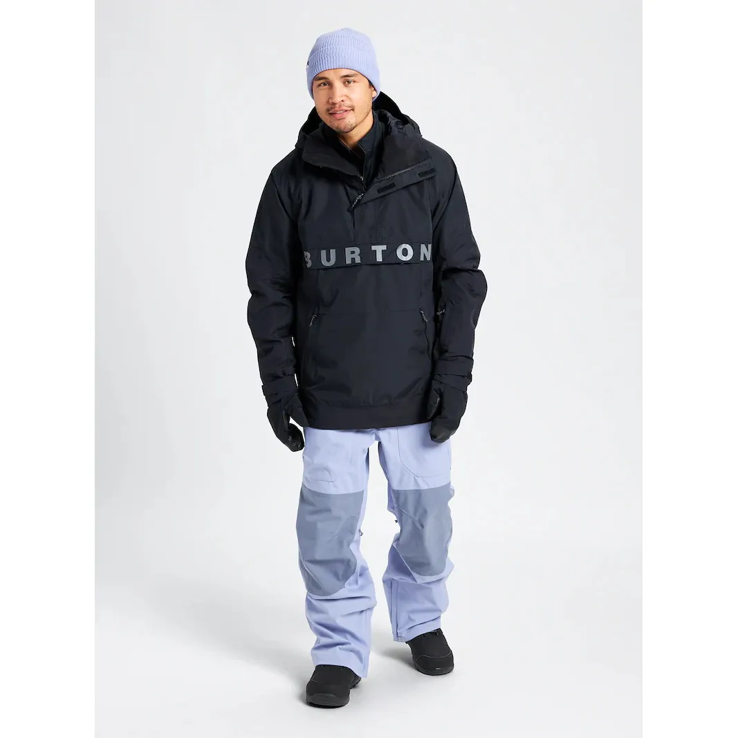 Burton Men&#x27;s Frostner Anorak True Black | Buy Burton Men&#x27;s Frostner Anorak True Black here | Outnorth