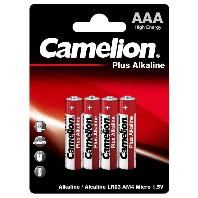 Camelion AAA Alkaline Battery - 4 Pack